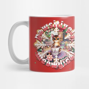 Meowy Catmus Wreath Pawsitively Meowgical 5A4 Mug